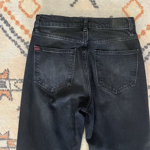 BDG Urban Outfitters Gray Black Cowboy Stretch Straight Leg Denim Jeans - 27 - Picture 5 of 9